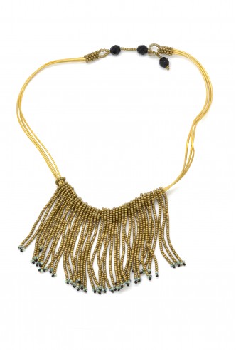 Leather & Fringe Necklace Leather & Fringe Necklace